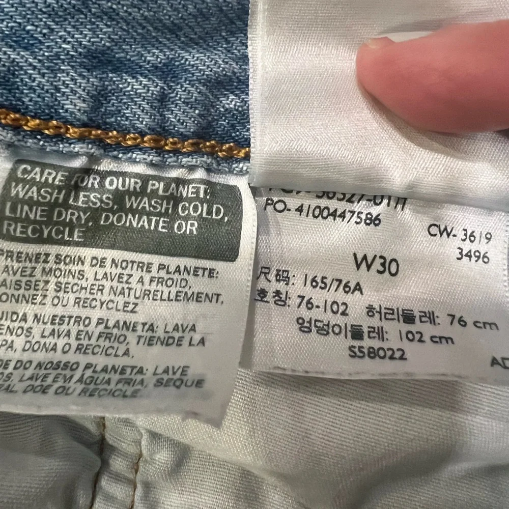 Levi’s 501 denim cutoff shorts size 30 waist - Picture 15 of 16